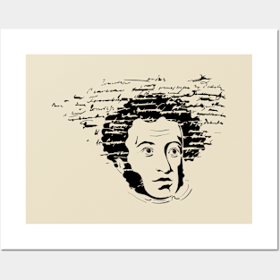 Alexander Pushkin and his poems Posters and Art